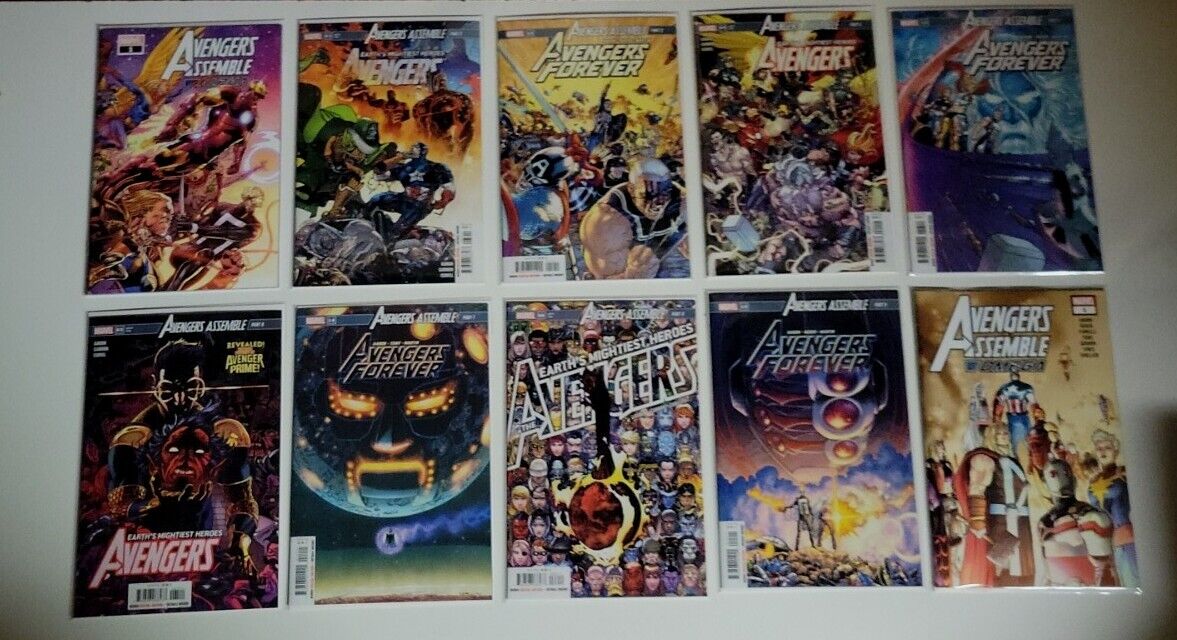 Avengers Assemble COMPLETE EVENT (2022/23) VF TEN ISSUE SET Lot MARVEL COMICS
