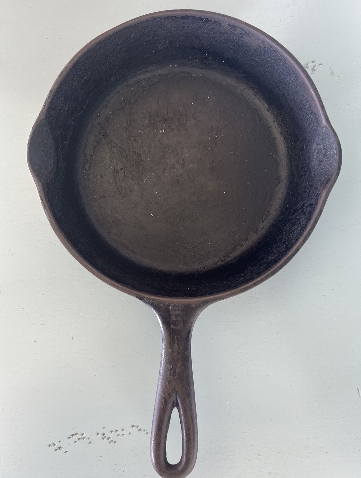 Vintage Wagner Ware Cast Iron 8 inch Skillet No. 5 USA