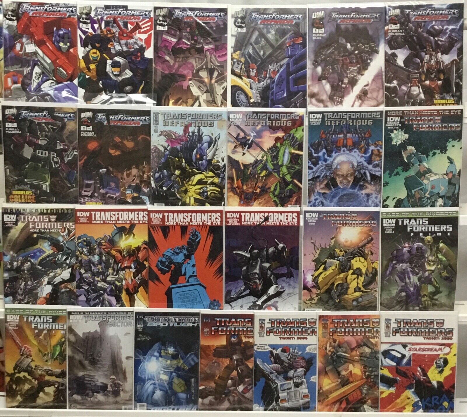 IDW / Dreamwave - Transformers - Comic Book Lot of 25 - Target 2006, Armada