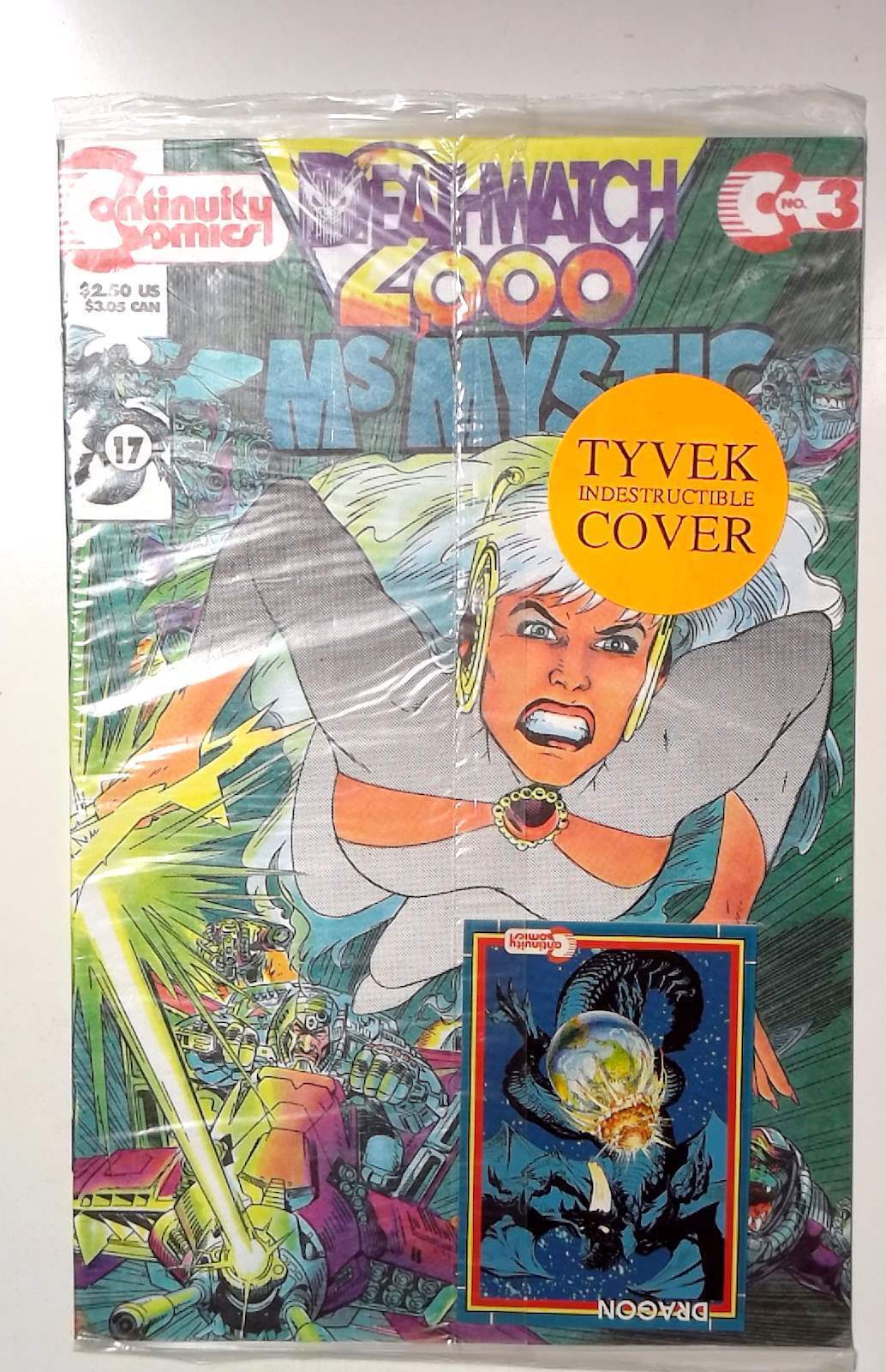 Ms. Mystic Deathwatch 2000 #3 Continuity (1993) Polybagged 3rd Series Comic Book