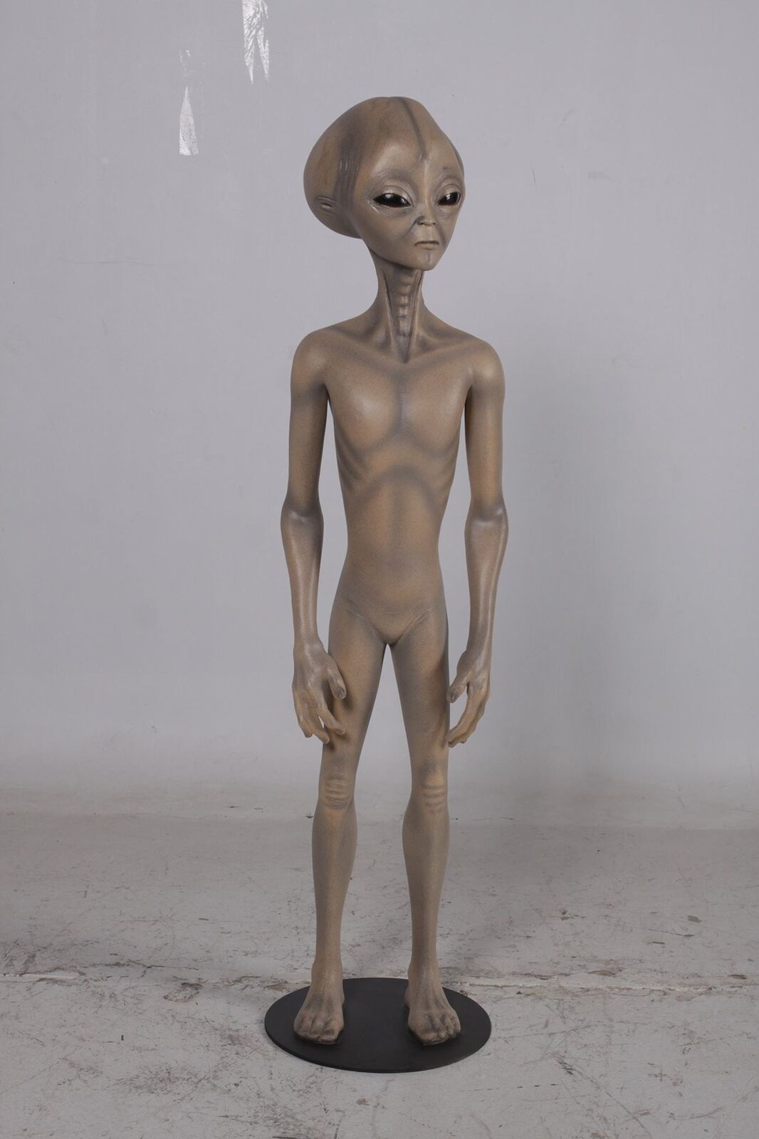Gray Alien Life Size Resin Statue Prop Decor Outer Space Theme Display Area 51