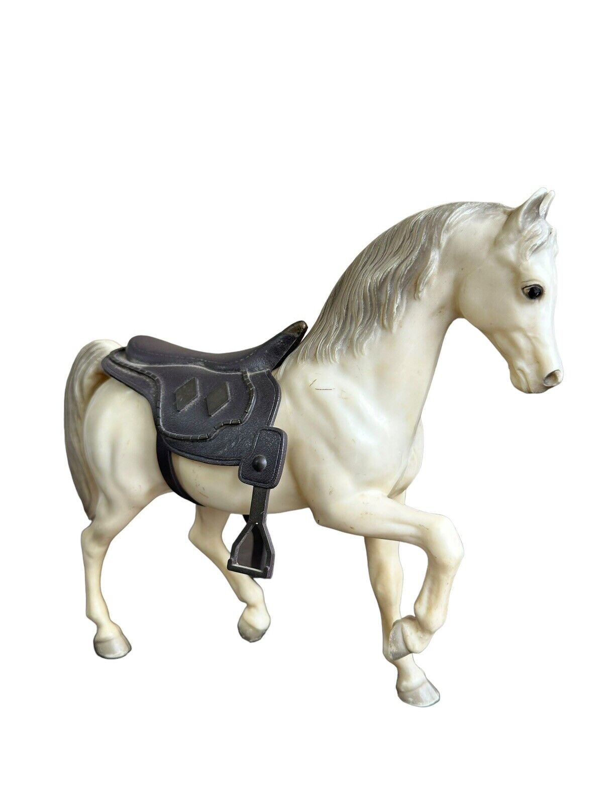Vtg Breyer Horse Family Arabian Stallion #7 “Prince” FAS 1967-1973 W/ Saddle