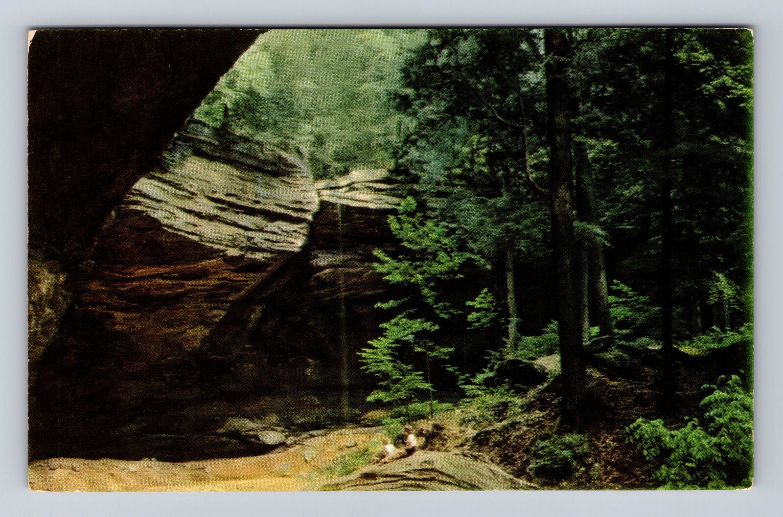 Bloomingville OH- Ohio, Ash Cave, Antique, Vintage Souvenir Postcard