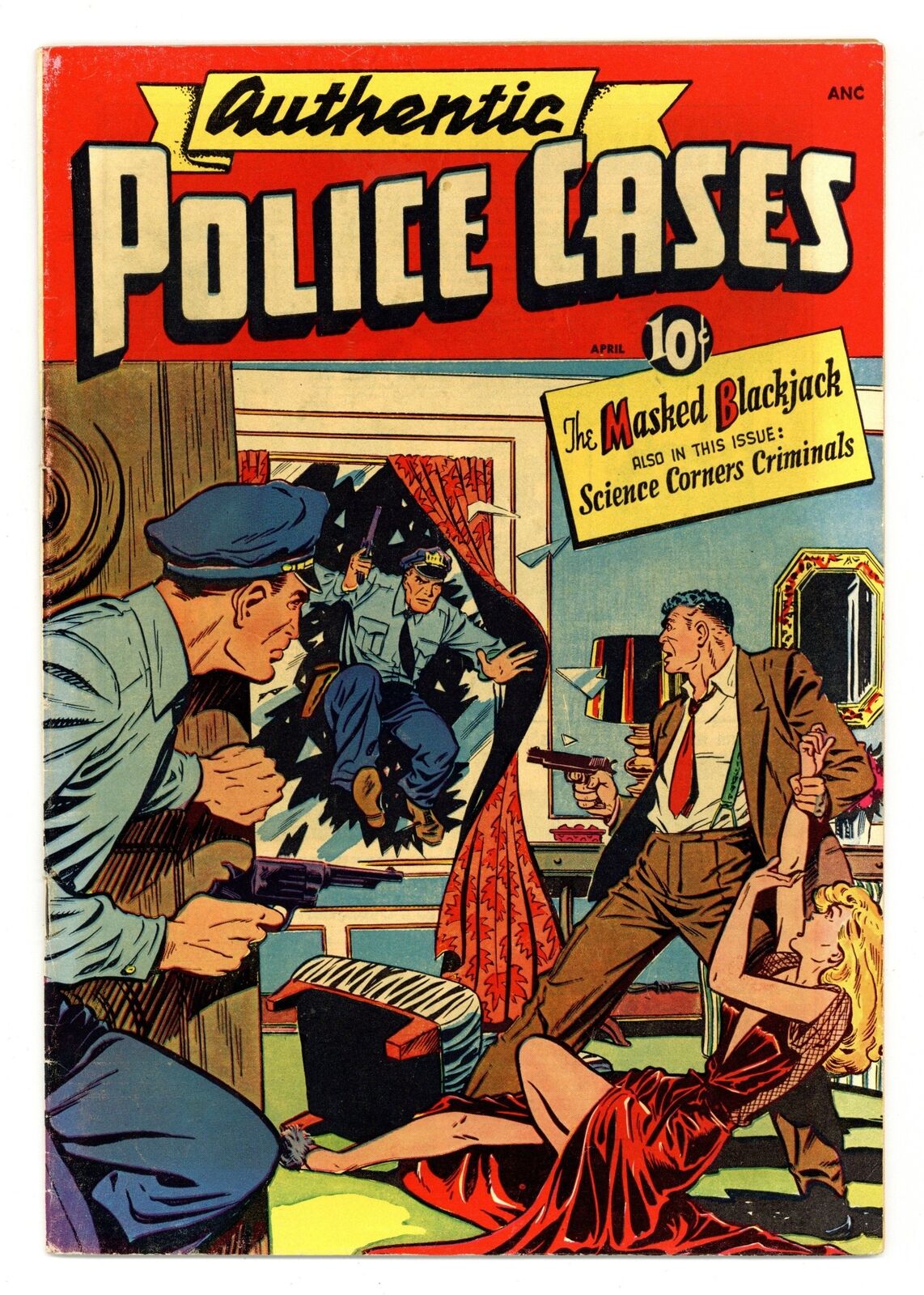 Authentic Police Cases #7 VG 4.0 1950