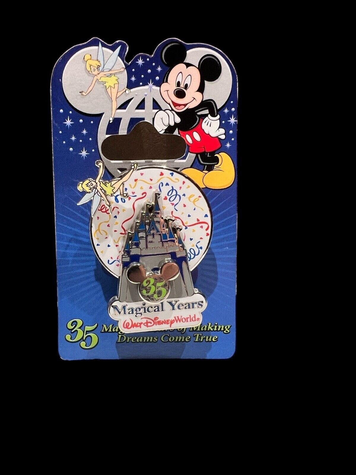 Disney Pin 2006 WDW 35 Magical Years Tinker Bell Castle Spinner