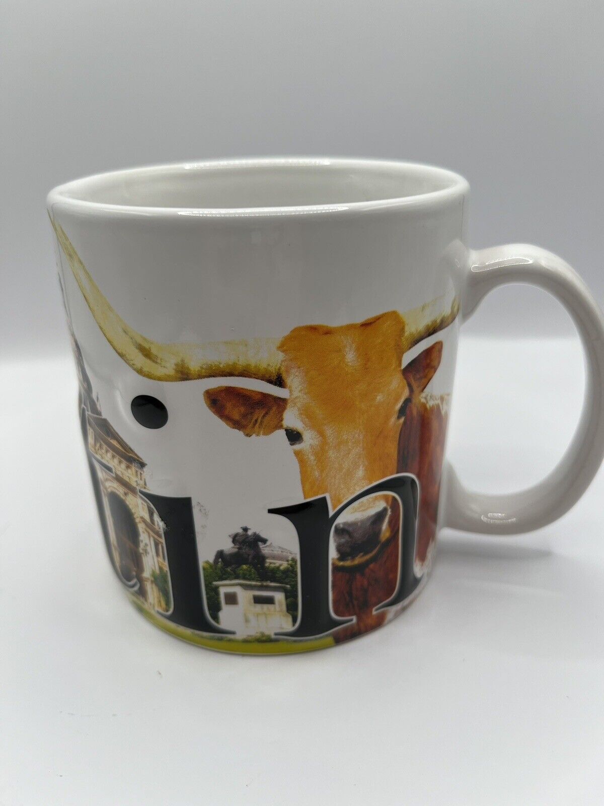 AMERICAWARE Austin Texas Jumbo Large Collectible Coffee Tea Mug 