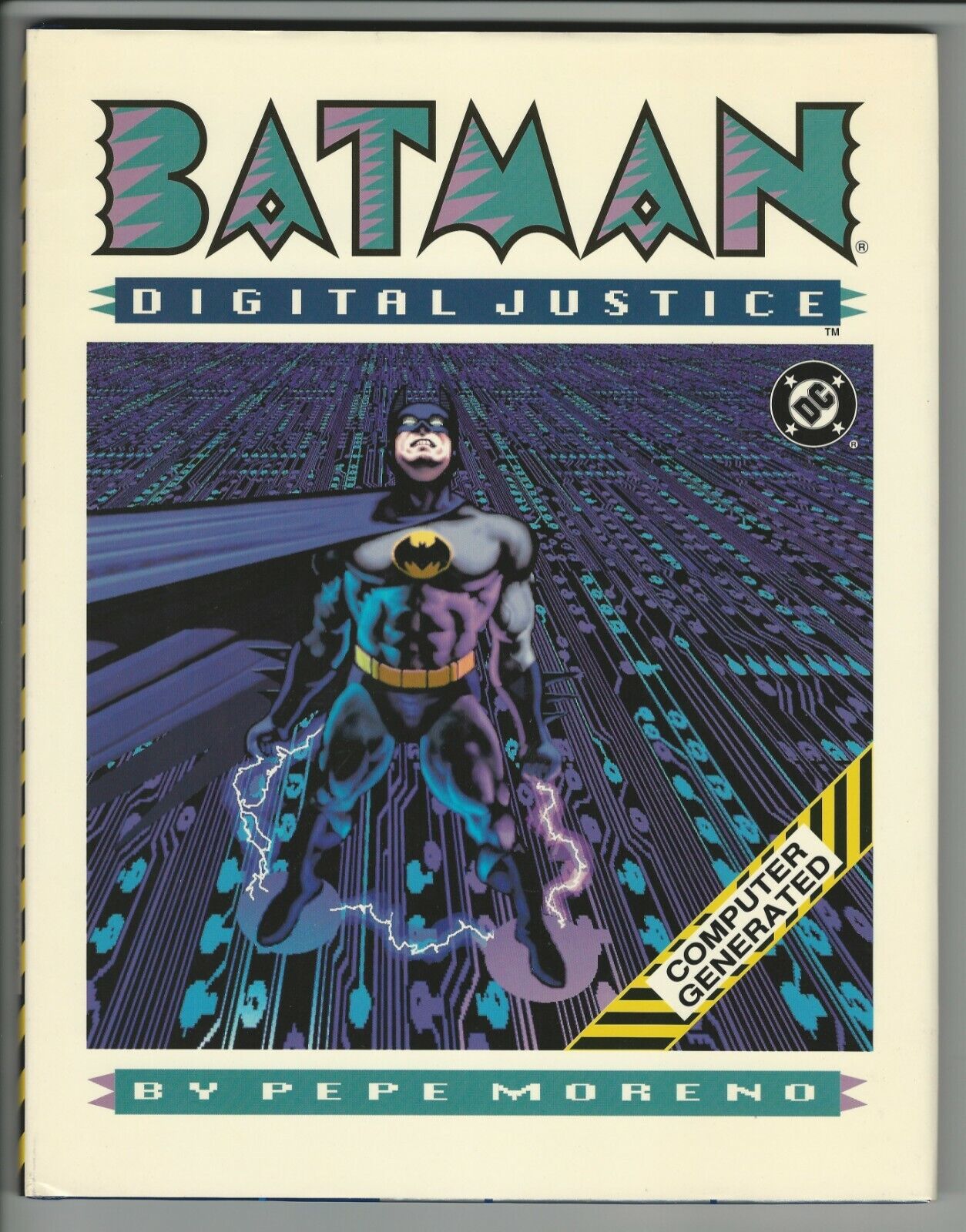 Batman: Digital Justice Hardcover Graphic Novel Comic Book by Pete Morono DC