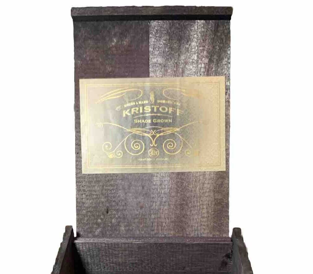Kristoff Shade Grown Cigar Box 9.75 X 7.5 X 2.25