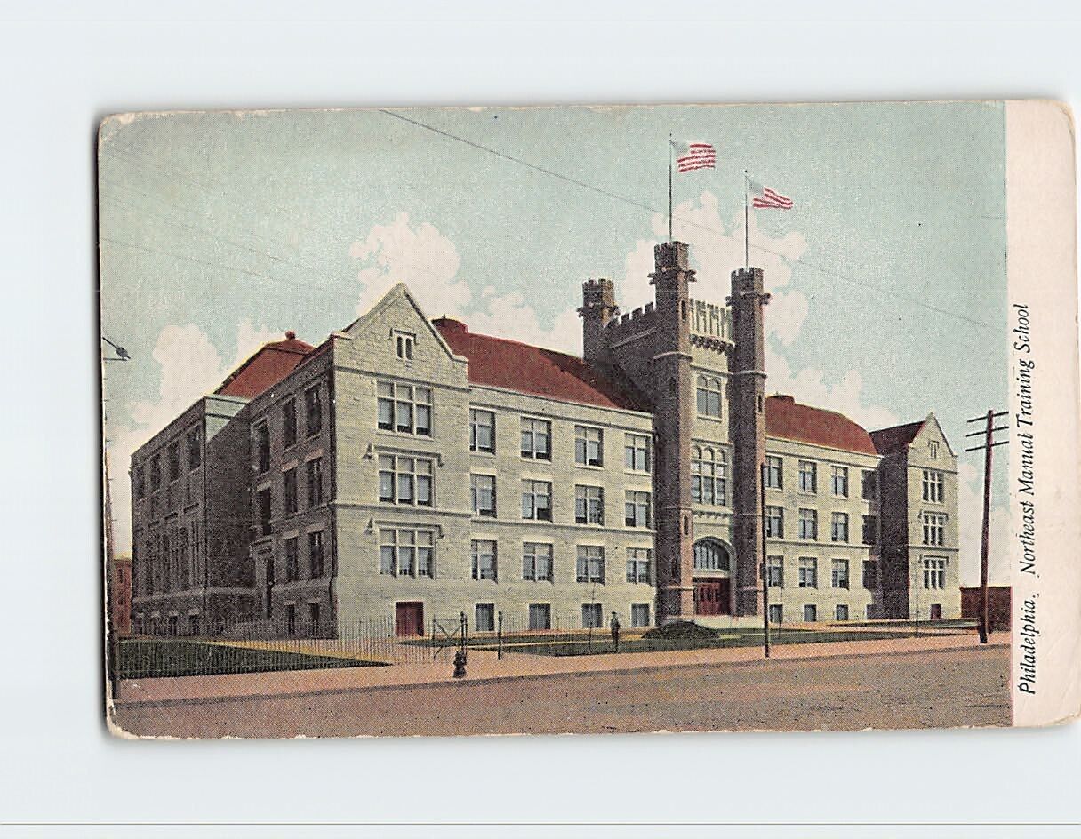 Postcard Northeast Manual Training School, Philadelphia, Pennsylvania