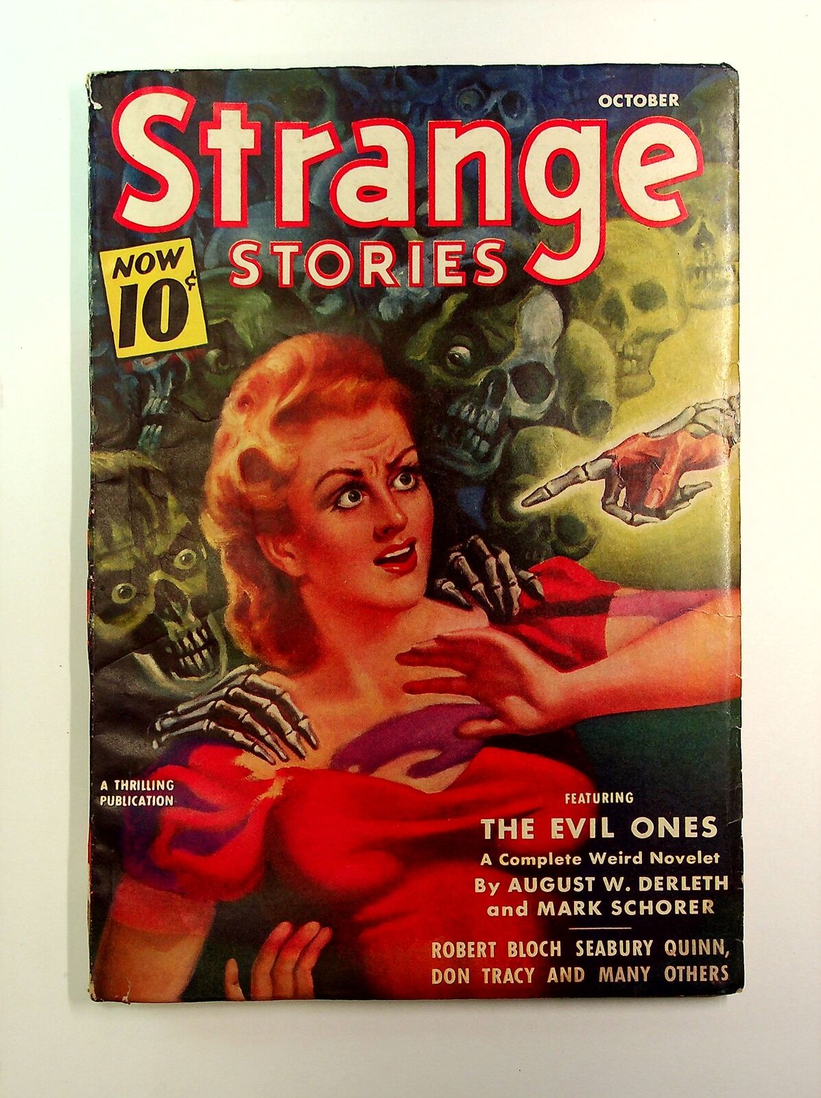 Strange Stories Pulp Oct 1940 Vol. 4 #2 GD/VG 3.0 TRIMMED