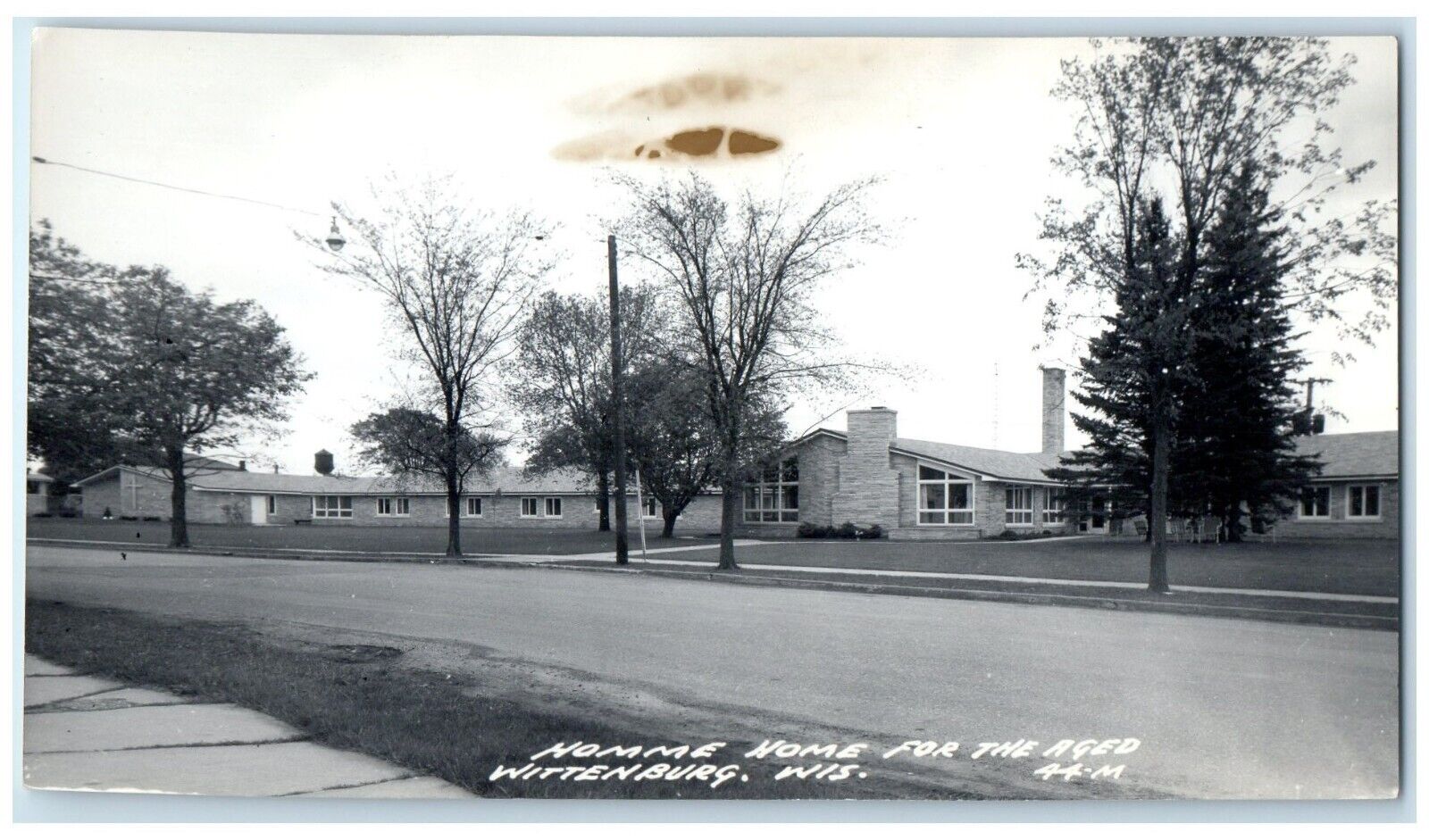 c1940's Homme Home For The Aged Wittenburg Wisconsin WI RPPC Photo Postcard