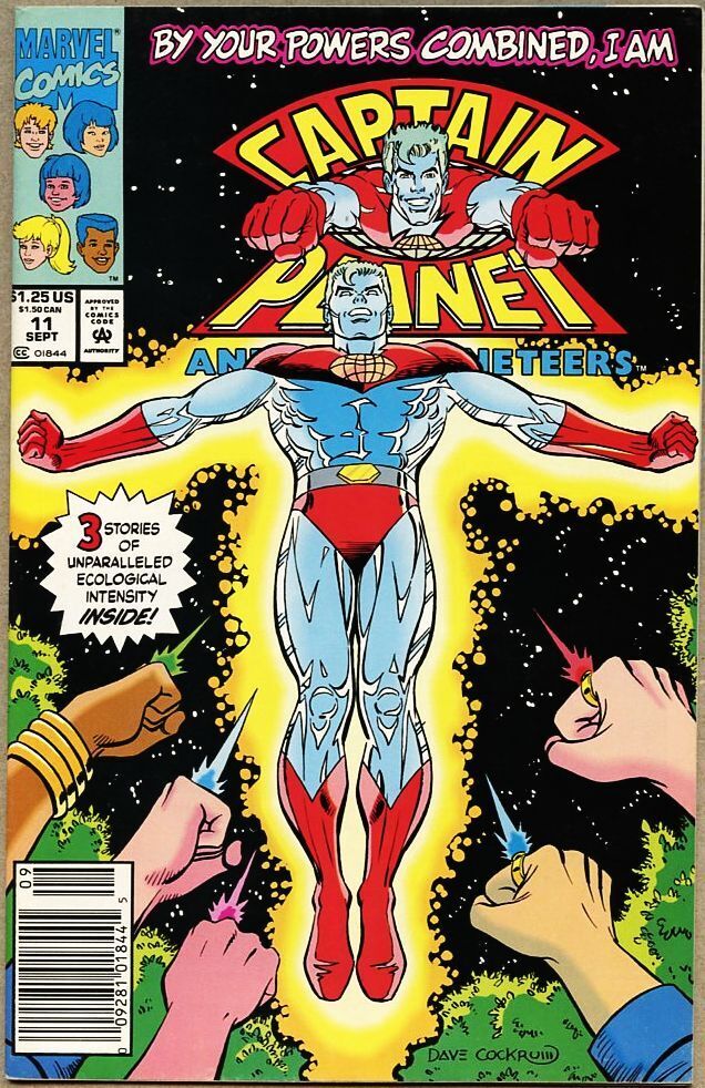 Captain Planet And The Planeteers #11-1992 vf/nm 9.0 Marvel Dave Cockrum