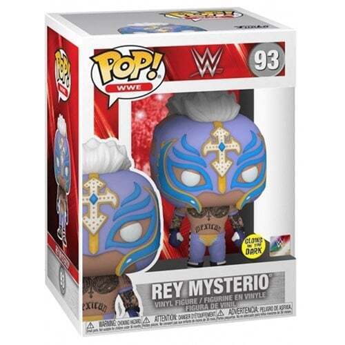 Funko Pop 93 WWE Rey Mysterio Glow-in-the-Dark Vinyl Figure - Exclusive