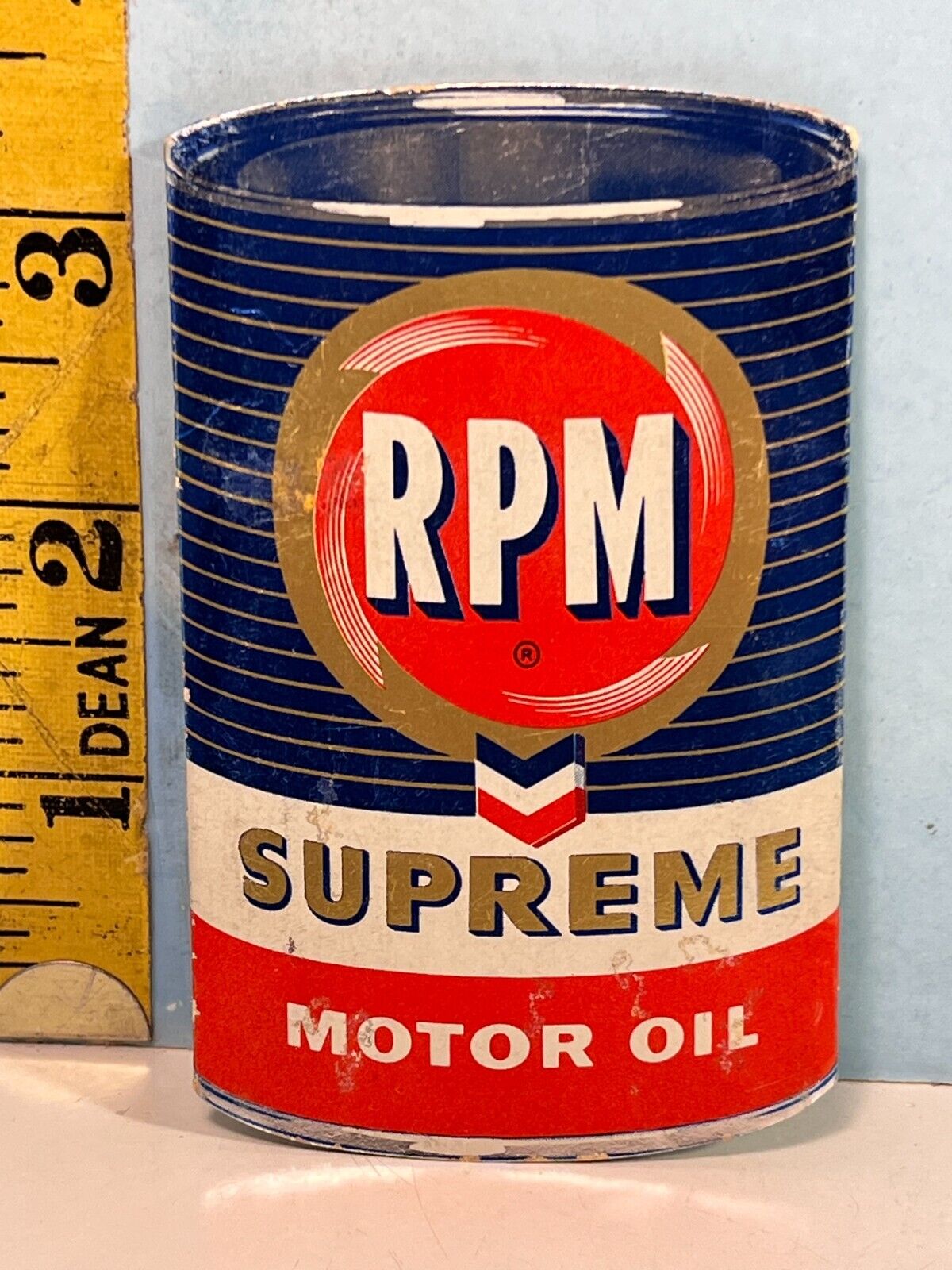 Vintage RPM Supreme Motor Oil Customer Giveaway Eyeglass Tissue