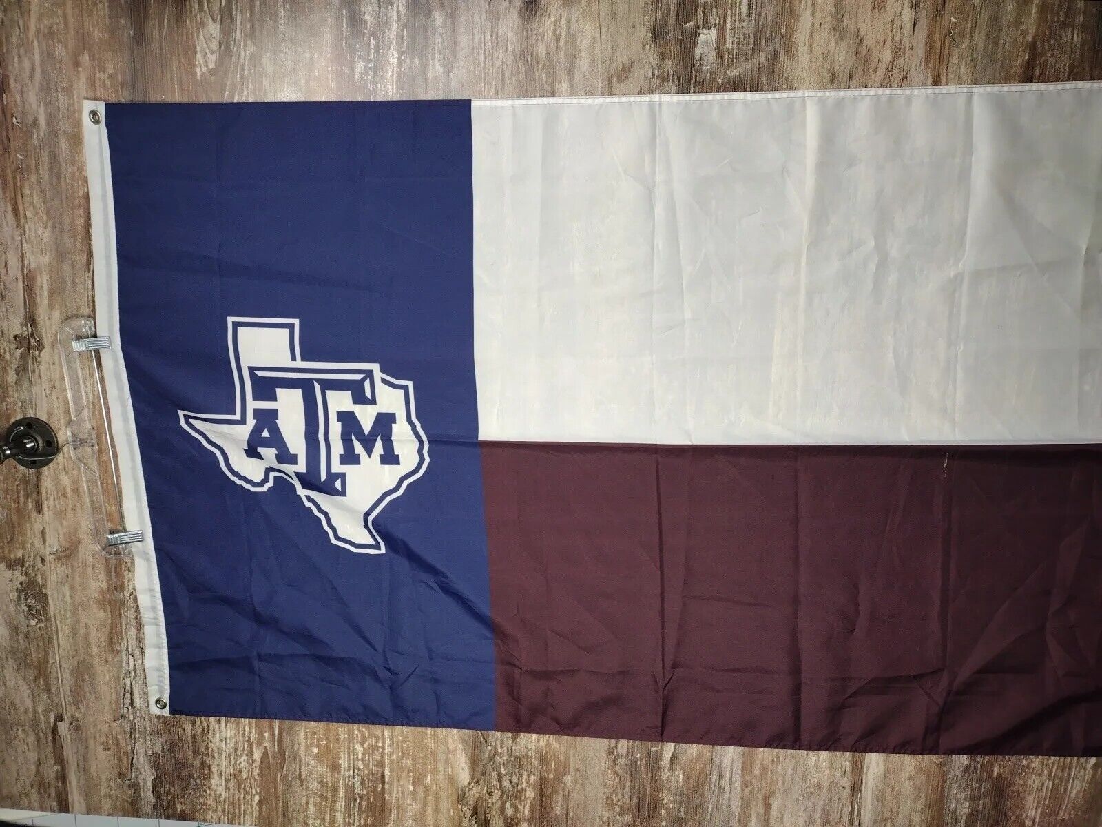 LARGE Texas A&M University Flag/Texas State flag 3x5