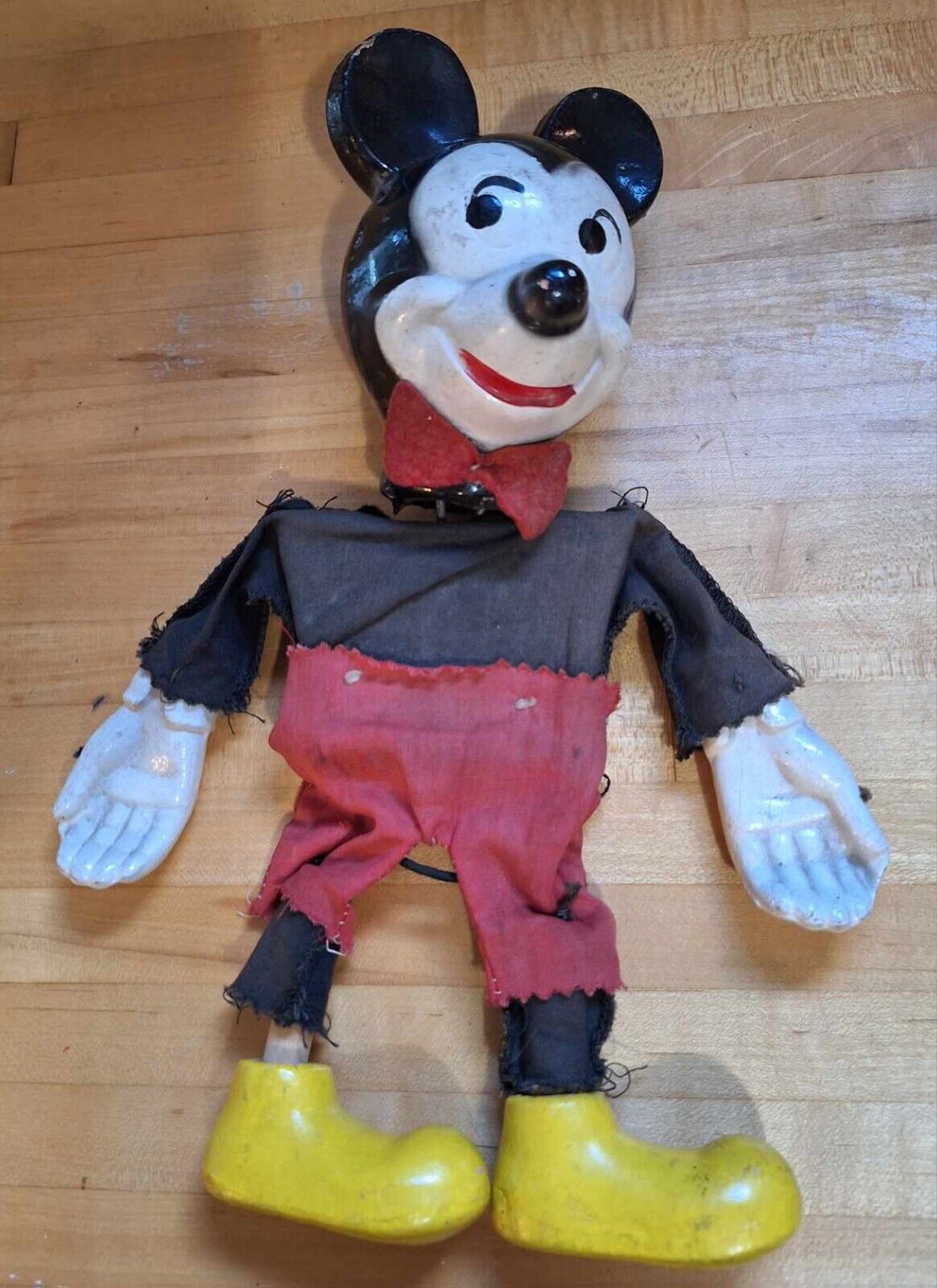 Vintage 1950s Mickey Mouse Marionette Doll 