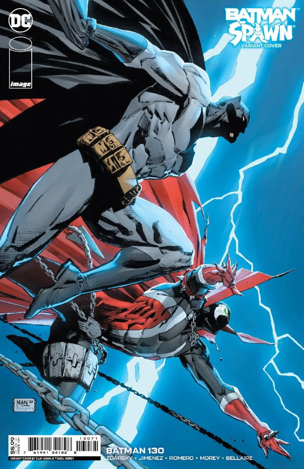 Batman #130 Batman/Spawn Variant Cover 2022, DC NM
