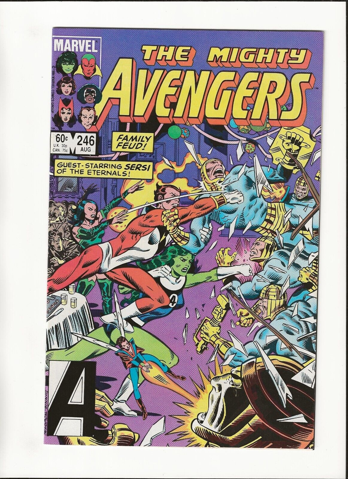Avengers 246 247 248 Eternals Appearance 1st App Maria Rambeau High Grade 1984