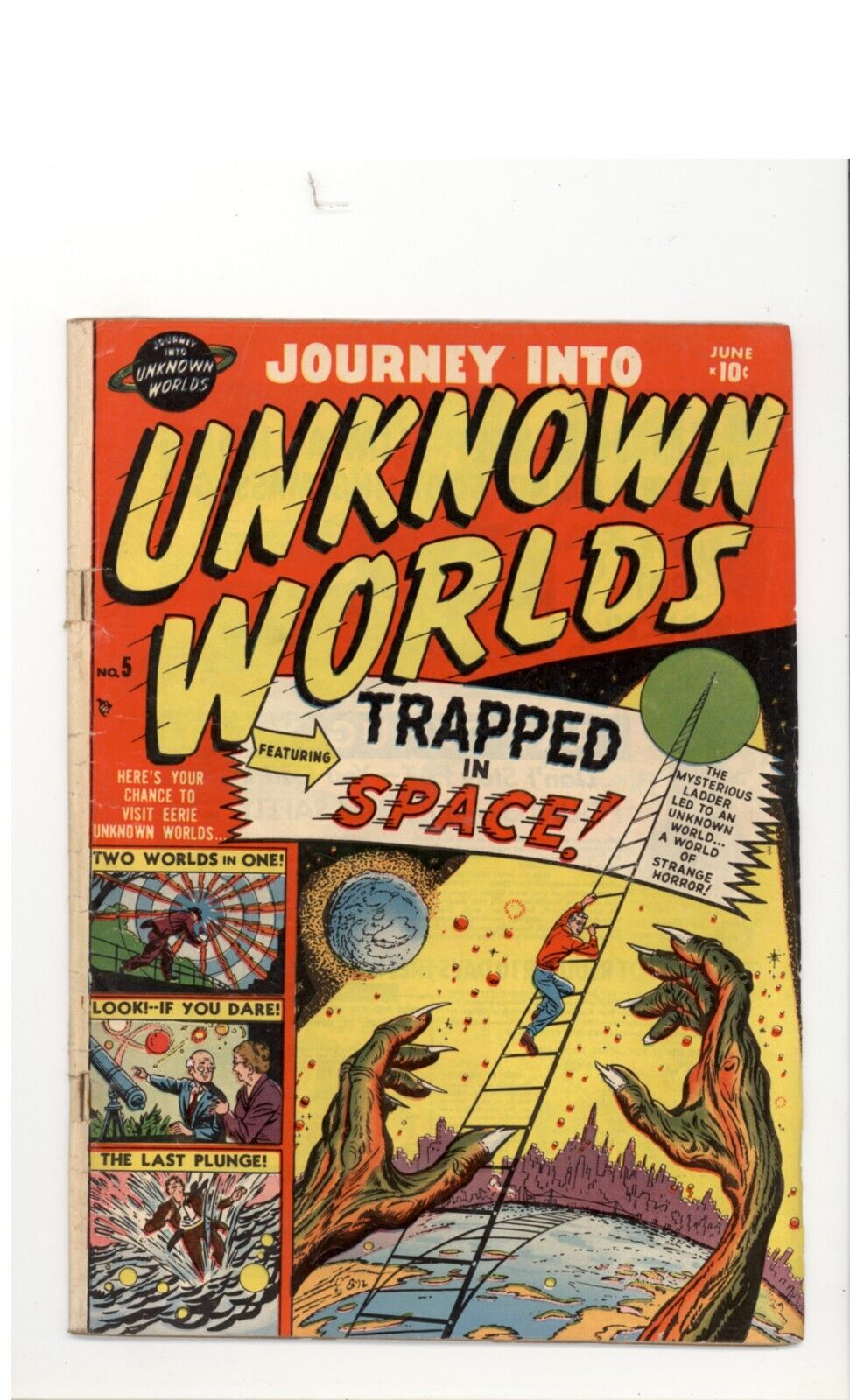 Journey Into Unknown Worlds 5 VG- 1951