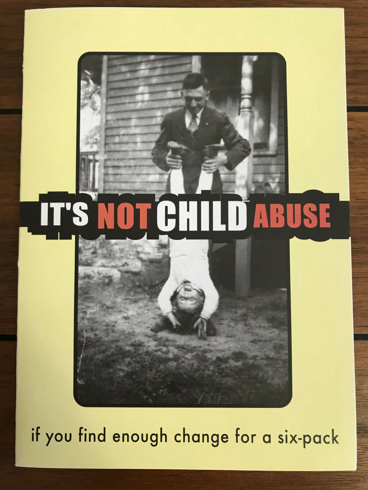 50 THANKLESS GREETINGS Greeting Cards IT'S NOT CHILD ABUSE - Comic Card Invite