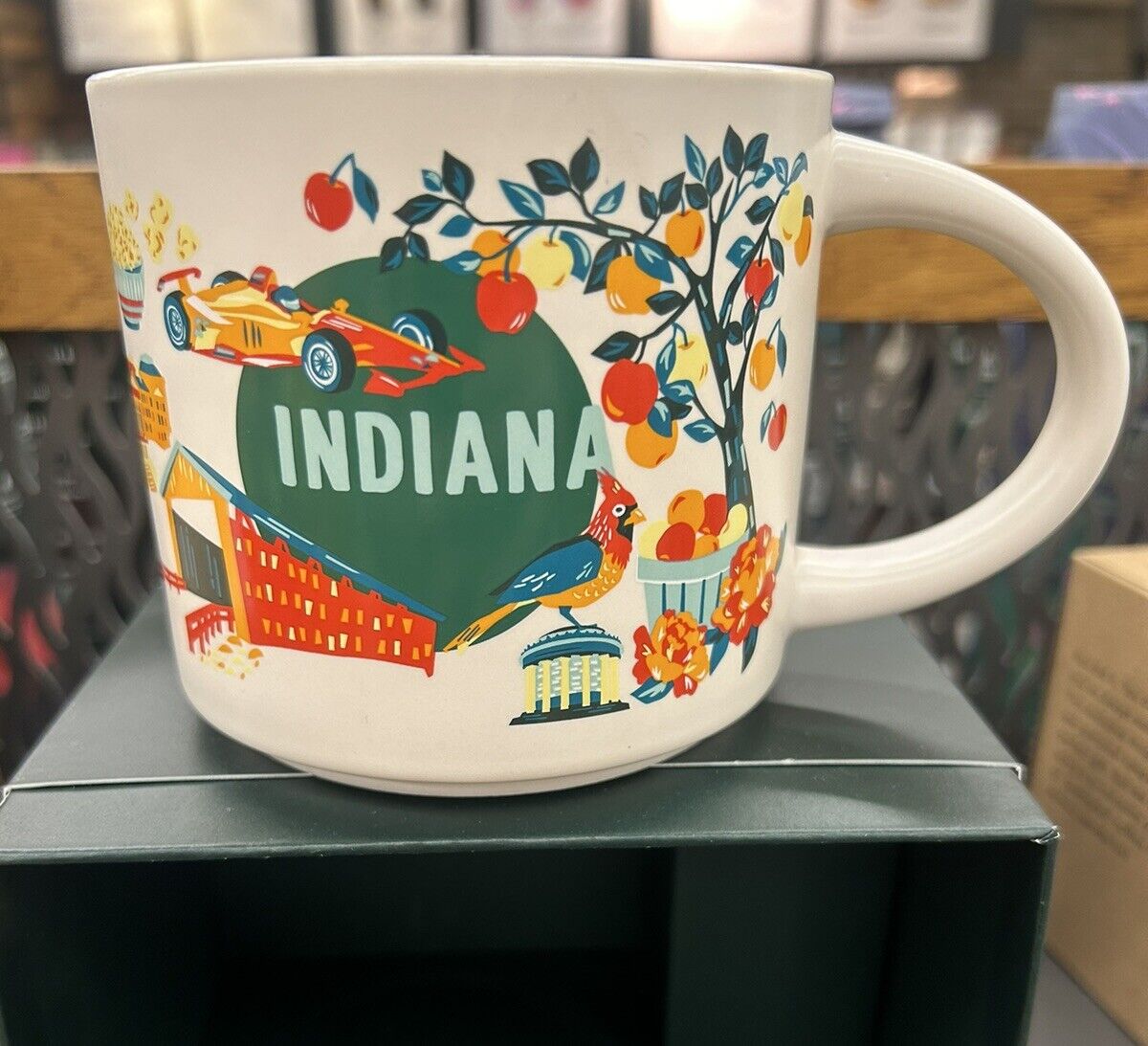 New 2024 Starbucks Discovery Series Indiana Mug 14oz Coffee Mug Cup NIB