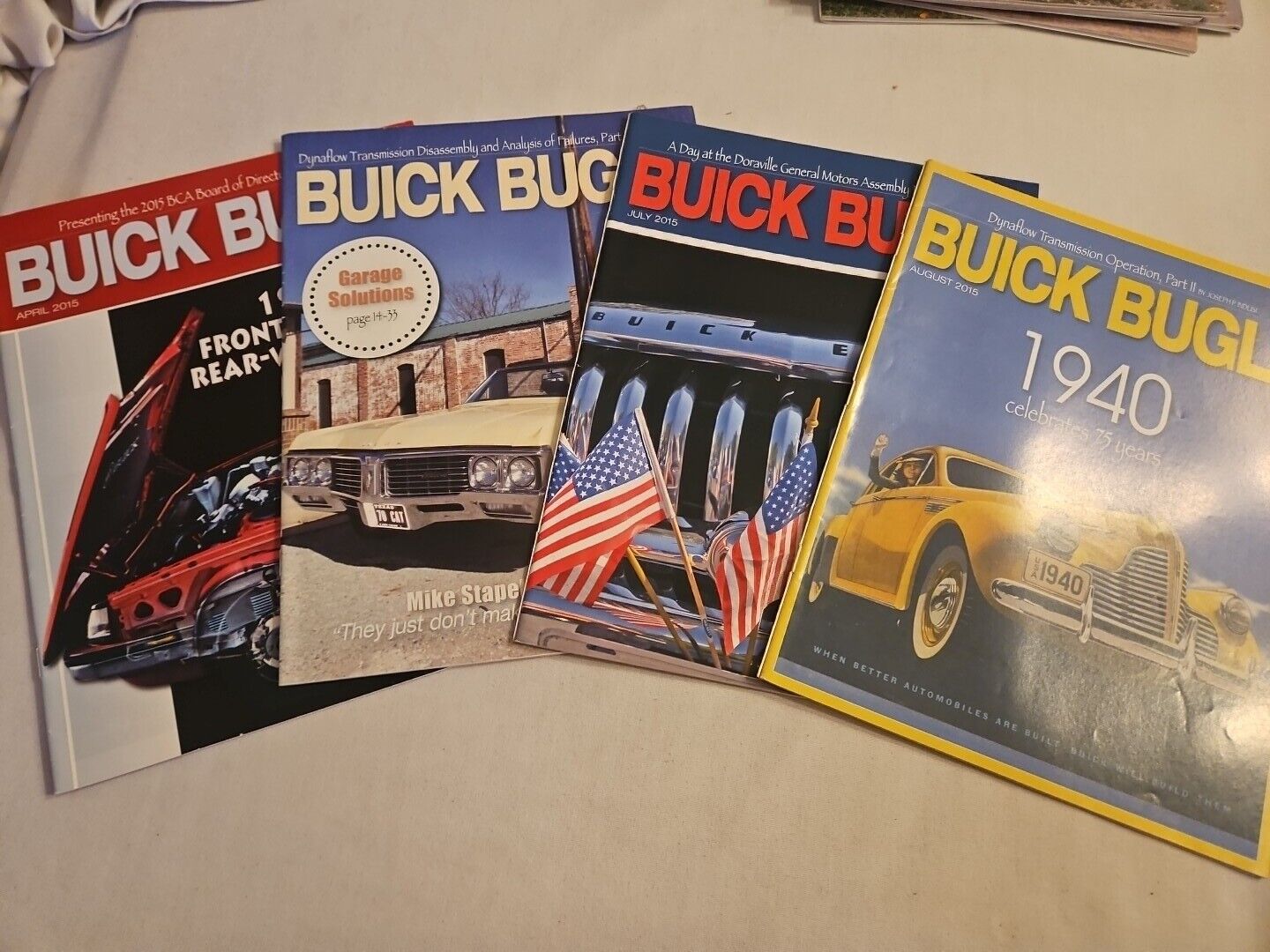 2015 Apr/June/July/Aug., The Buick Bugle Magazine By Buick Club Of America Lot/4