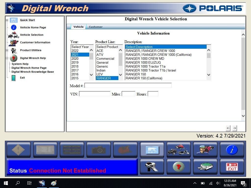 polaris digital wrench software for sale