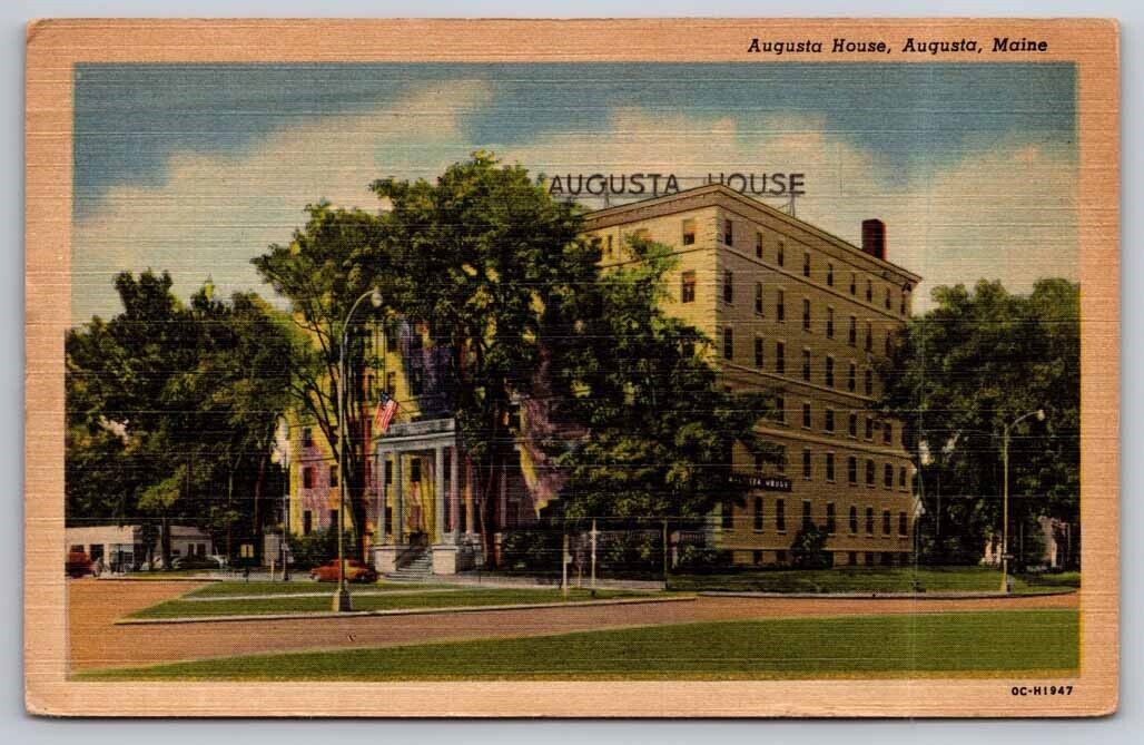 Augusta House Augusta ME Maine Hotel Postcard 