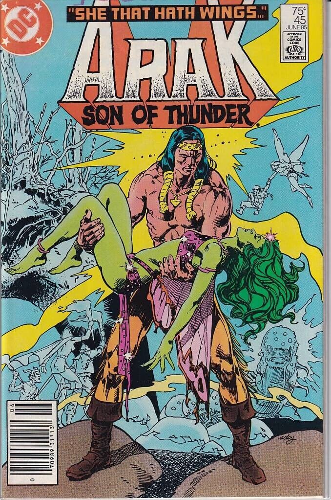 45825: DC Comics ARAK SON OF THUNDER #45 VF Grade