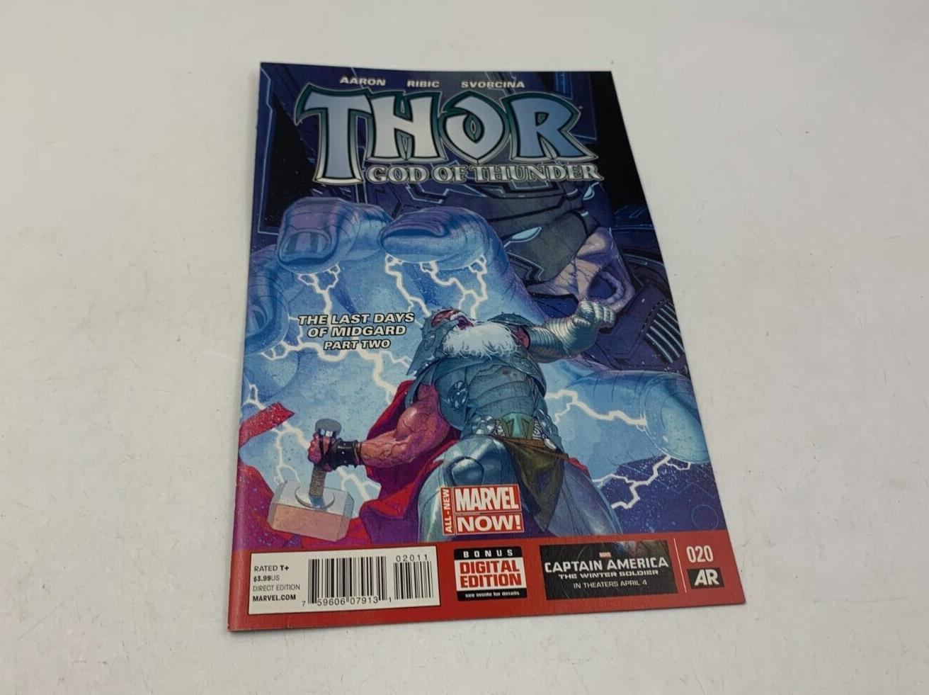 Thor: God of Thunder #20 1st app of Dario Agger as Minotaur Aaron Marvel 2013
