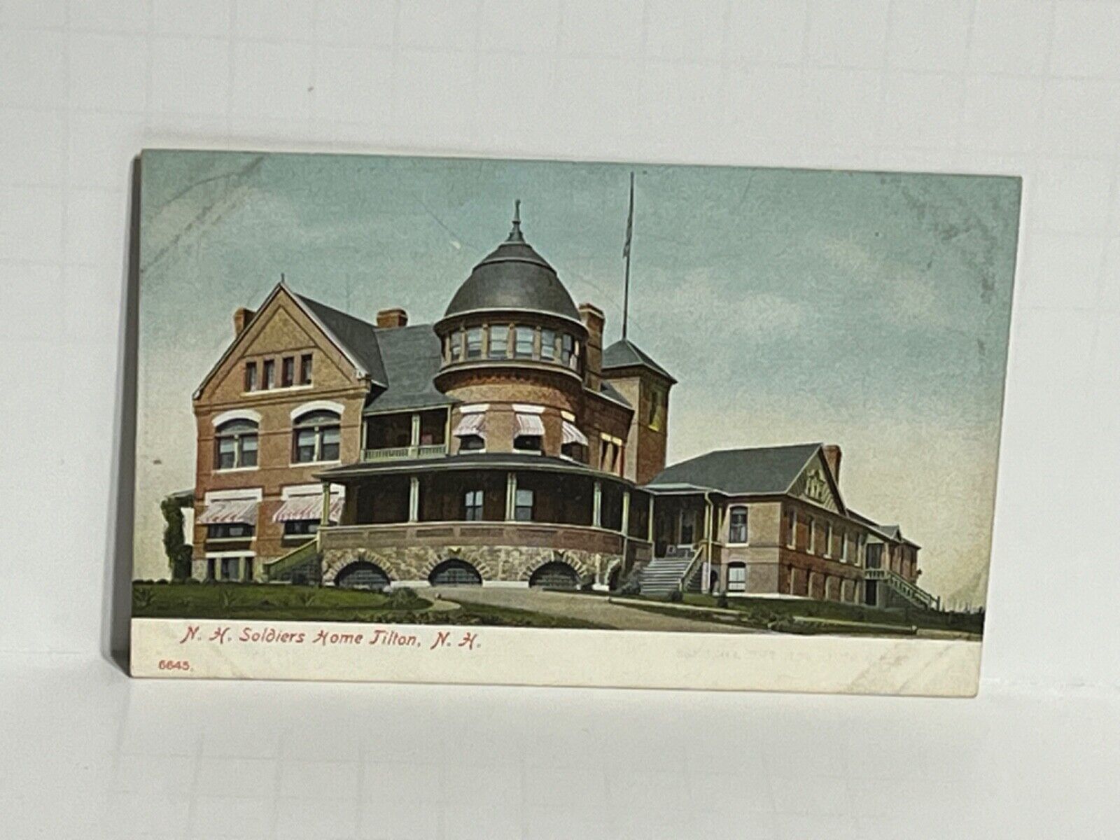 Postcard New Hampshire Soldiers Home Tilton NH A67
