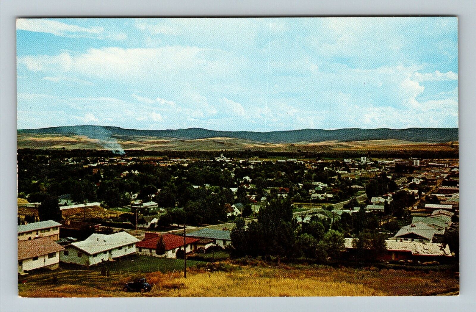 Craig CO-Colorado, Overlooking City Vintage Souvenir Postcard