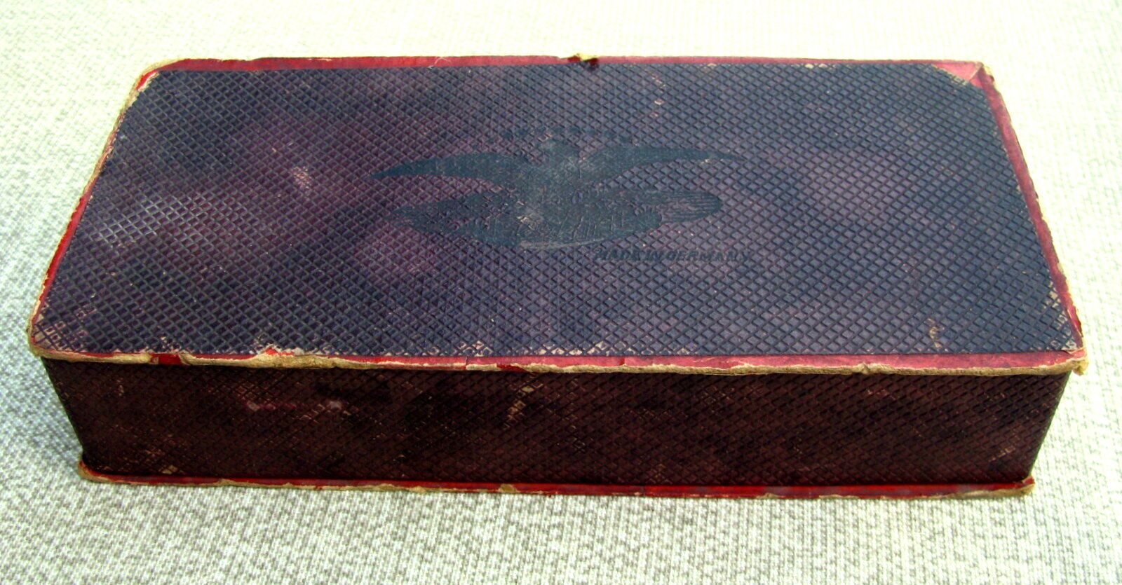 1850s-60s FEDERAL EAGLE GOLD RUSH PERIOD SMALL SCALE SET ORIGINAL CARDBOARD BOX