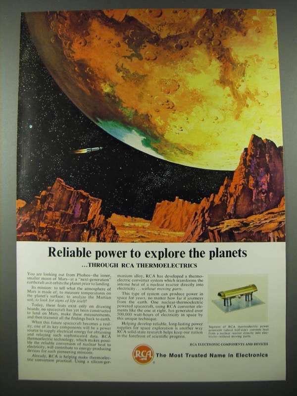 1965 RCA Electronic Components and Devices Ad - Explore the Planets