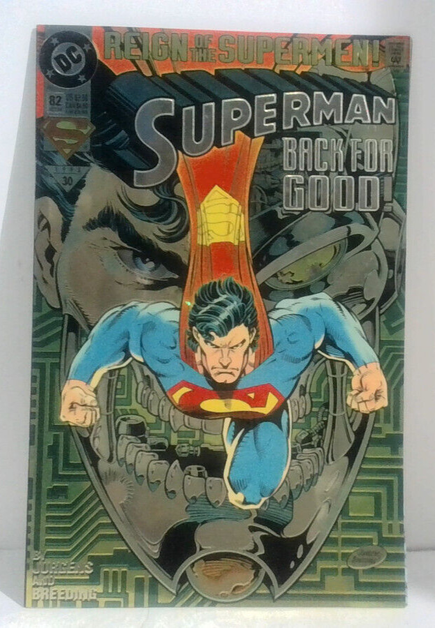 NICE FIND Back For Good SUPERMAN Comic Book MINT CONDITION 82 OCT 93 Color Pages