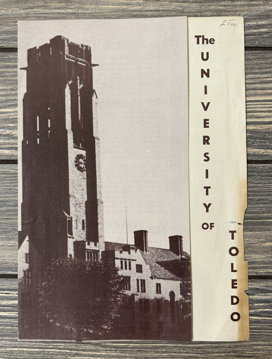 Vintage The University of Toledo Ohi oPamphlet  Collectible Souvenir