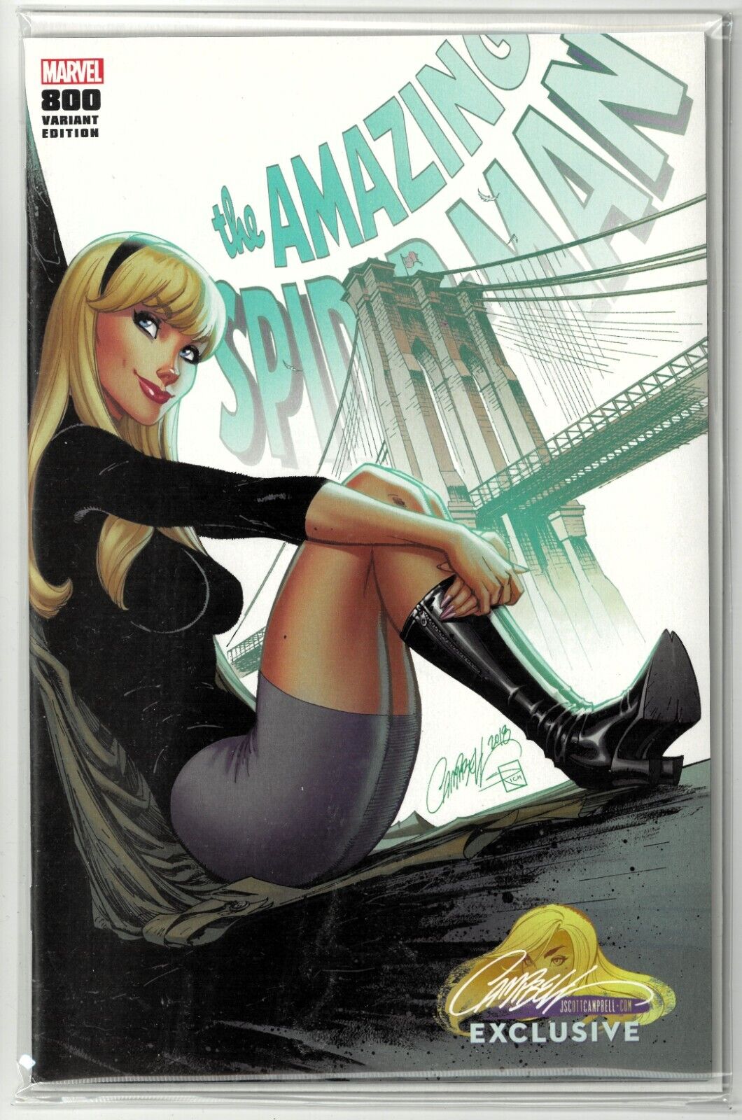 Amazing Spider-Man #800 Marvel Comics 2018 Campbell Gwen Stacy Cover F Variant
