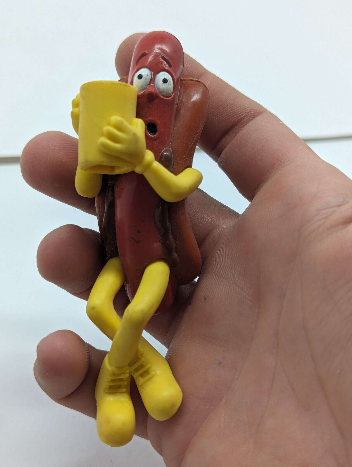 Vintage 2000 Wienerschnitzel Hot Dog Antenna Topper Figure