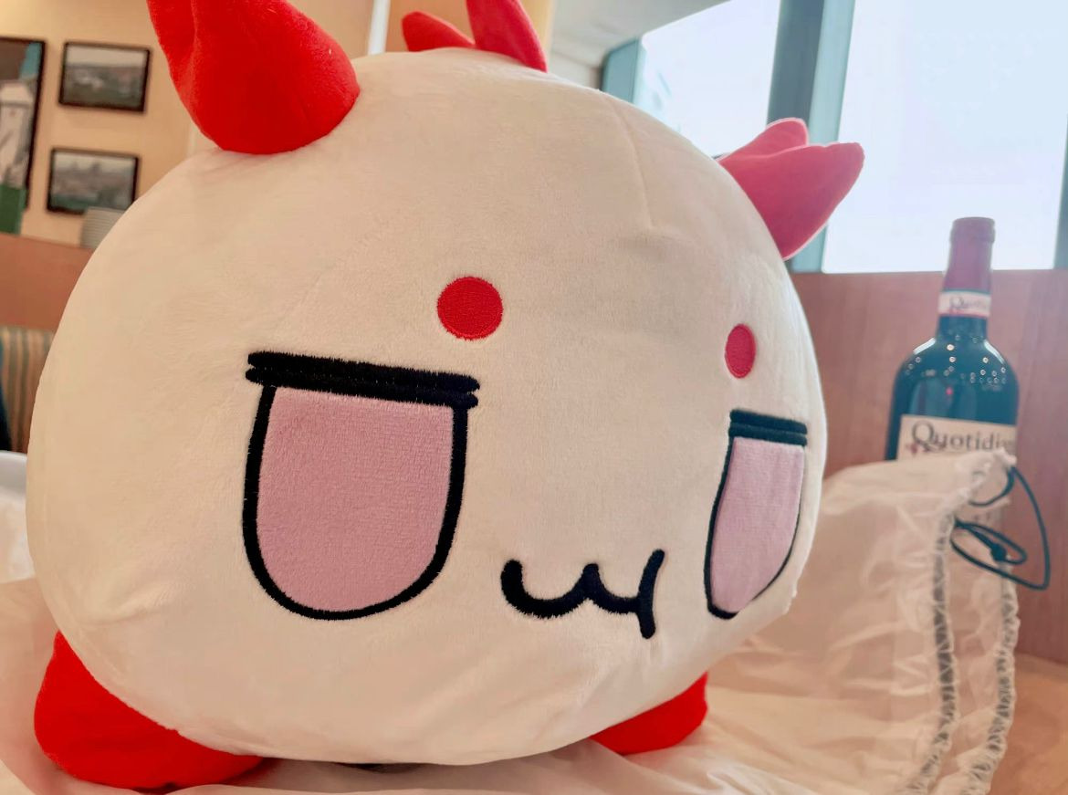 67cm Official Game Arknights Nian Plush Doll Pillow Stuffed Toy Anime Kids Gift