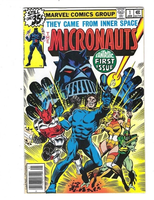 Micronauts #1 Marvel 1979 VF/NM or better 1st Baron Karza and Bug  Combine Ship