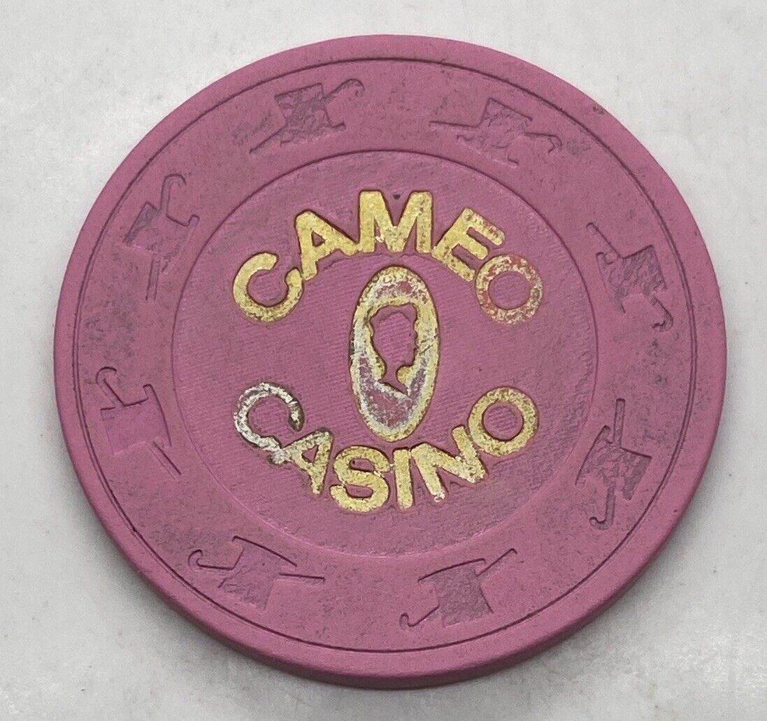 Cameo Casino - $0.50 CARD ROOM CHIP Palo Alto California CA H&C SCV 1950s-1992