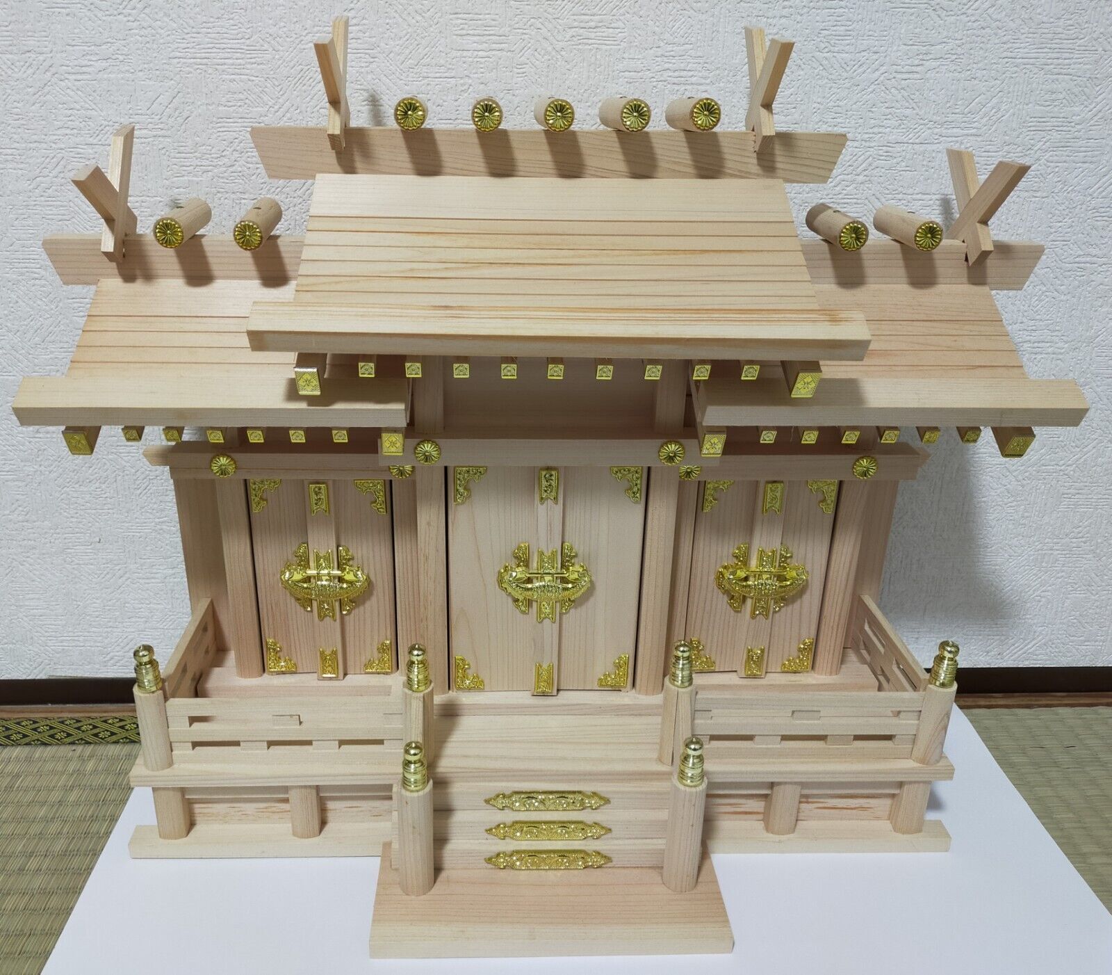 F/S Japanese Buddhist Altar Fittings Home Shrine Household Shinto Kamidana