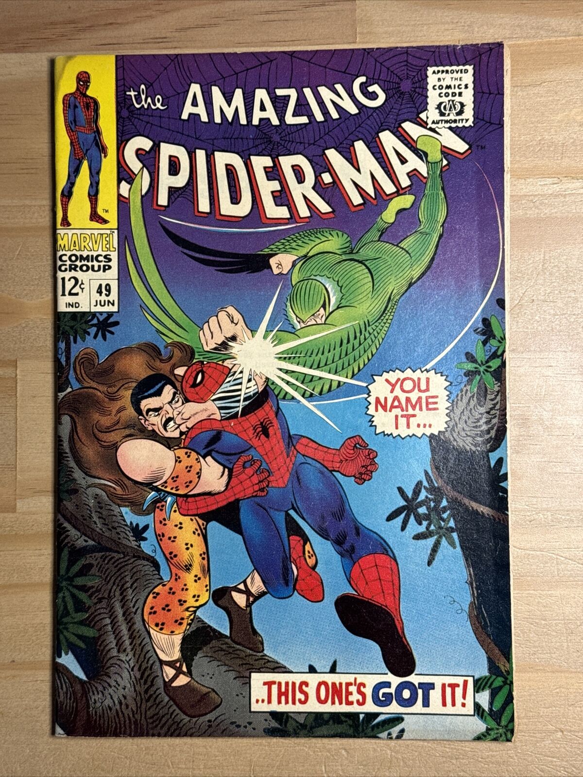 Amazing Spider-Man #49  Marvel Comics 1967 W/ Kraven And Vulture