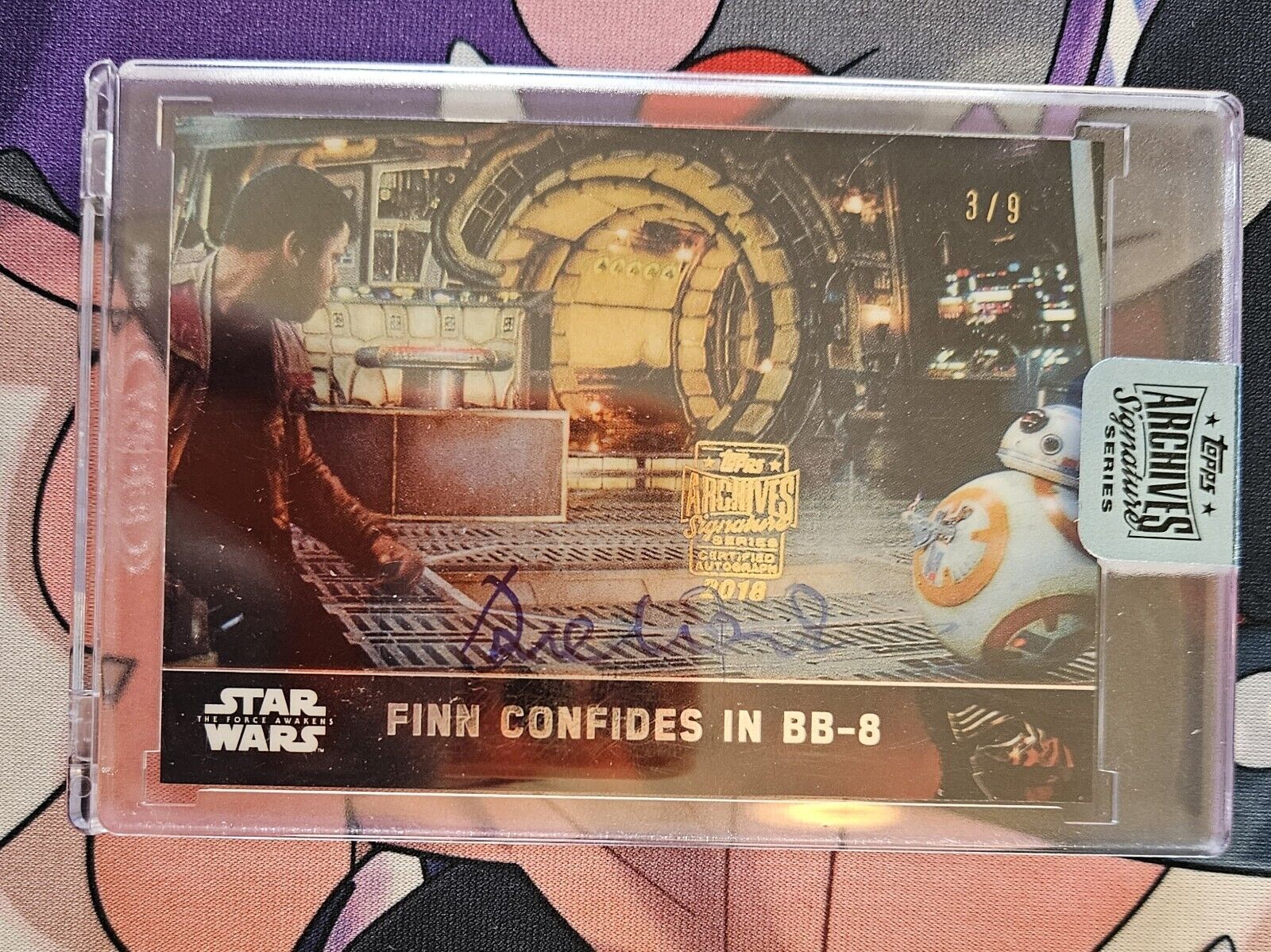 2018 Topps Archives Star Wars Signature Series 3/9 Auto 