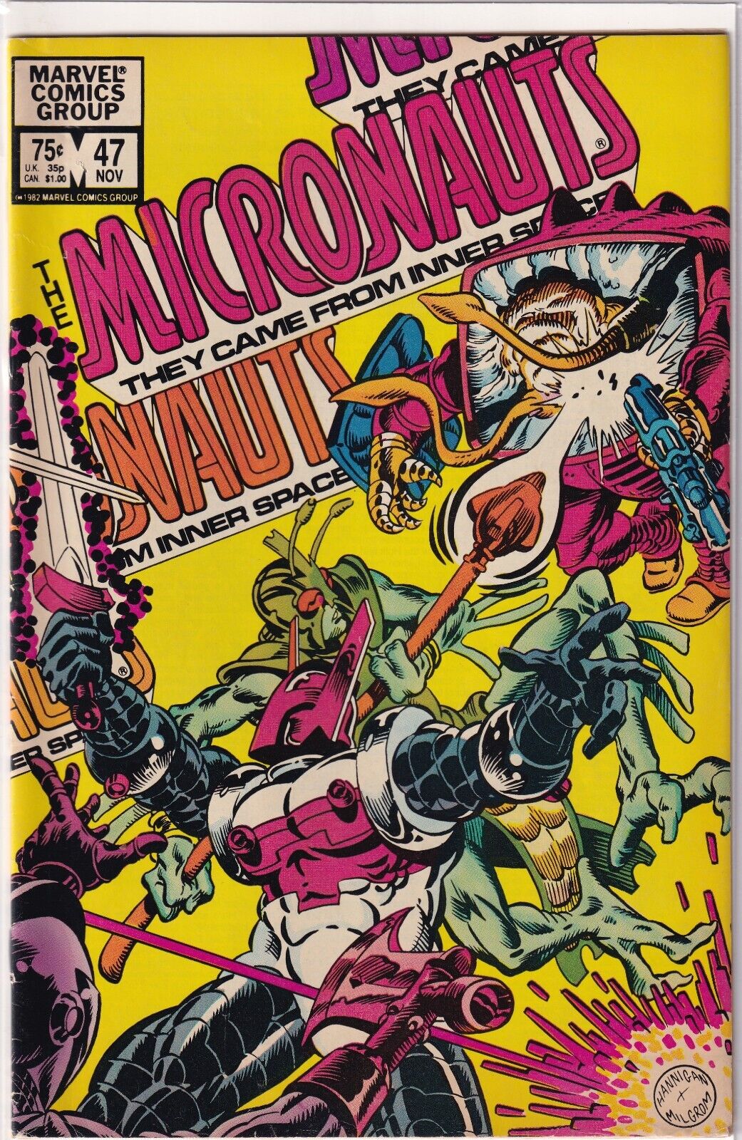 The Micronauts #47 (Marvel Comics, 1982) The Came from Inner Space