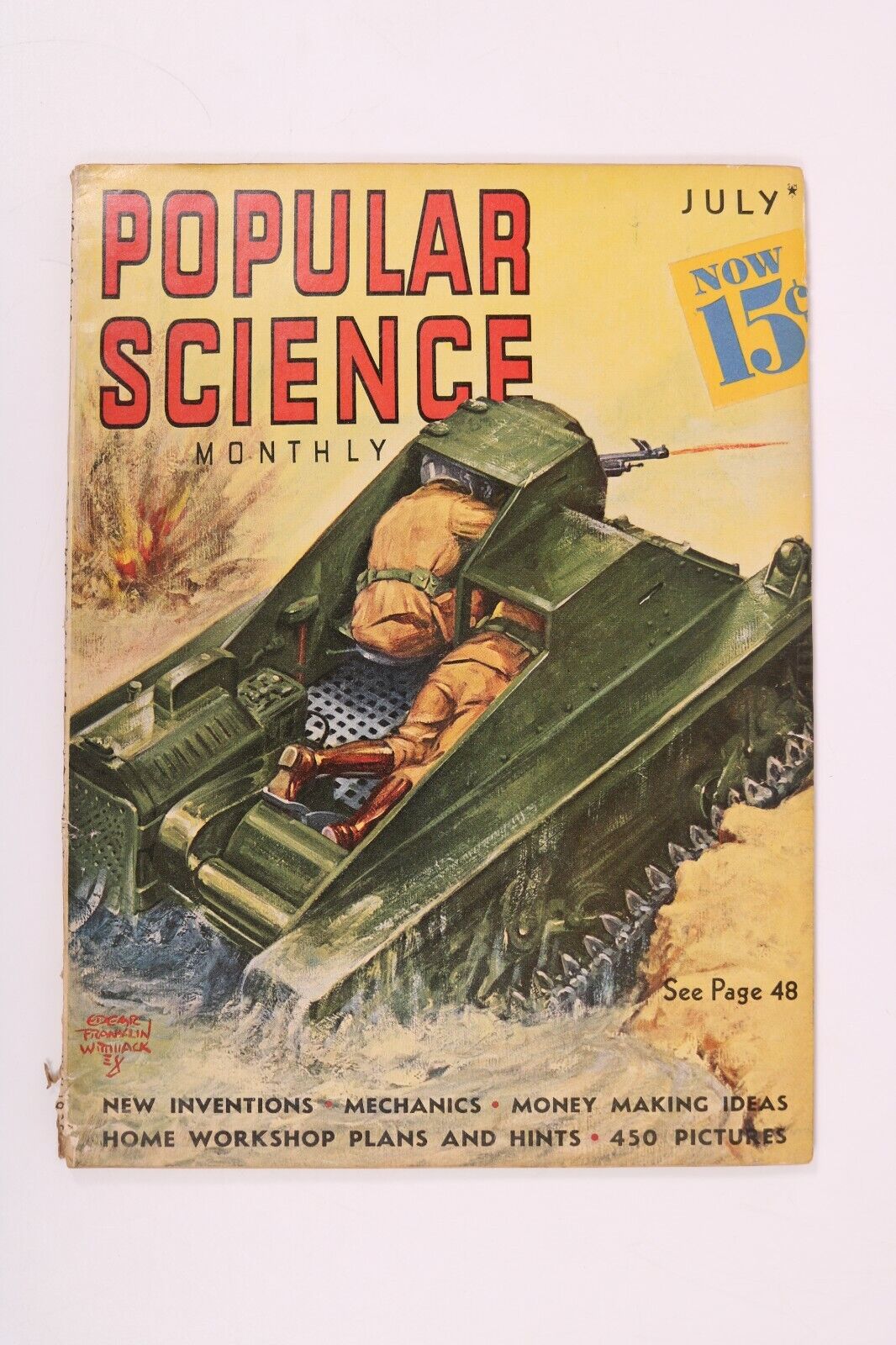 Vintage Popular Science Magazine July 1983 Learn Diesel Engineering