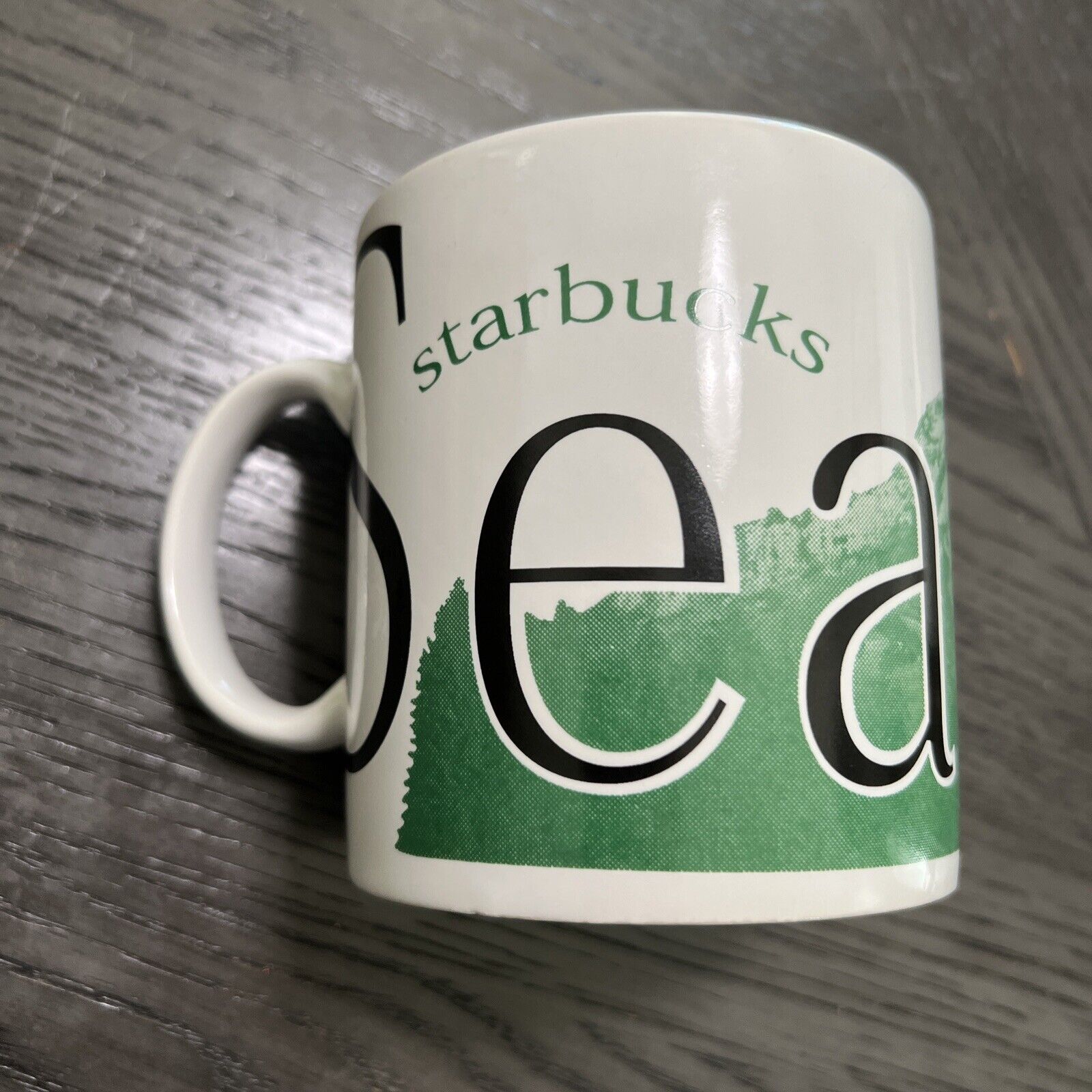 1994 Vintage Starbucks Seattle City Mug Collector Series Coffee Tea Mt. Rainier