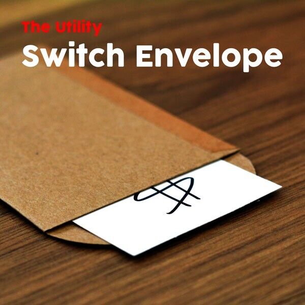 10 Utility Switch Envelopes Gimmick Mind Prediction Card Mentalism Magic Trick