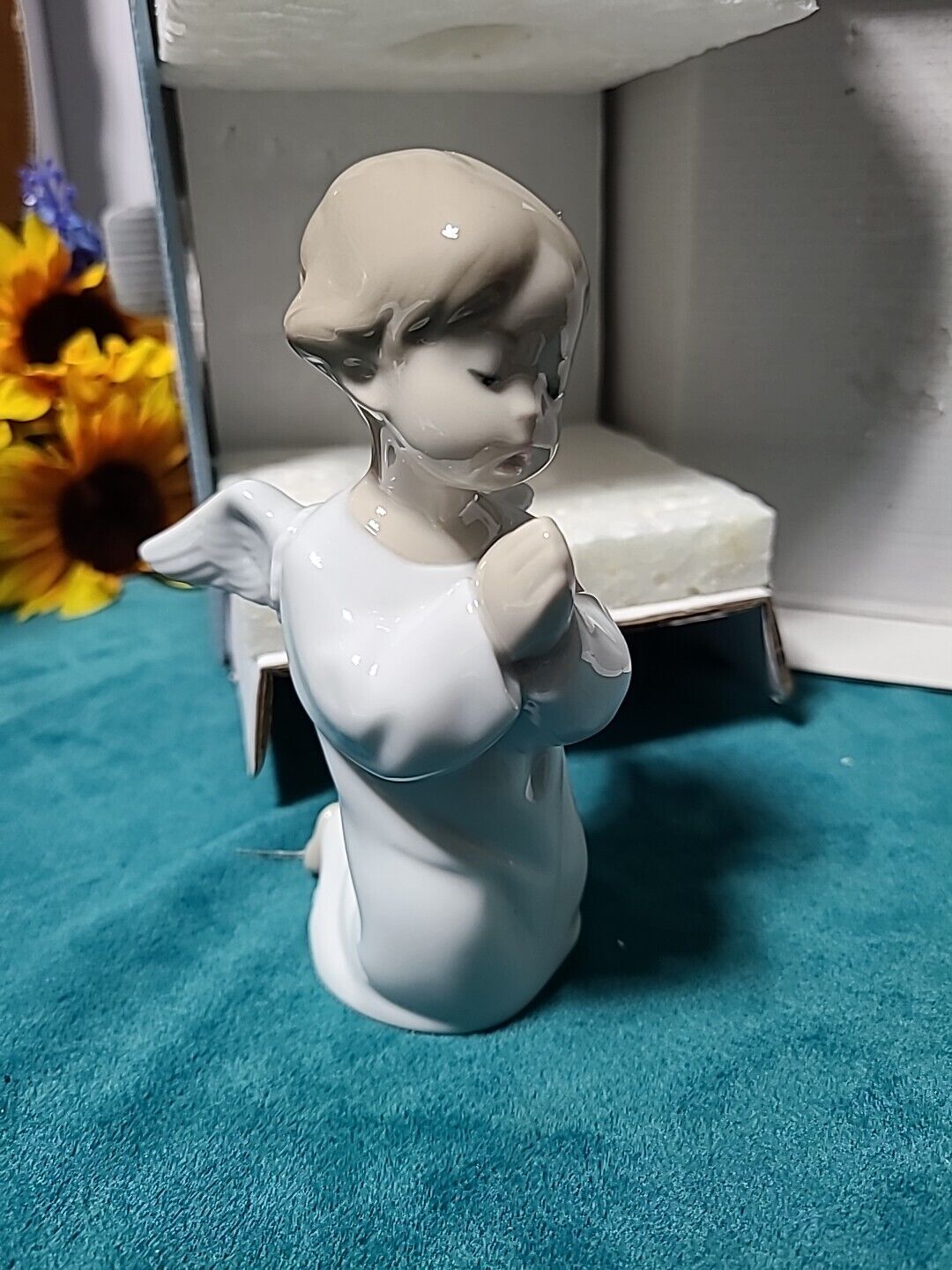 Lladro Angel Praying # 4538 Porcelain Child W/ Box - NEW