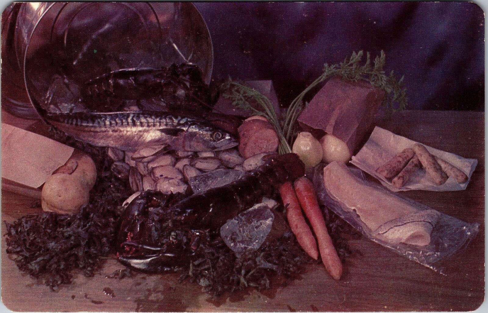Wickford RI-Rhode Island, Wickford Shellfish Inc, Vintage Postcard